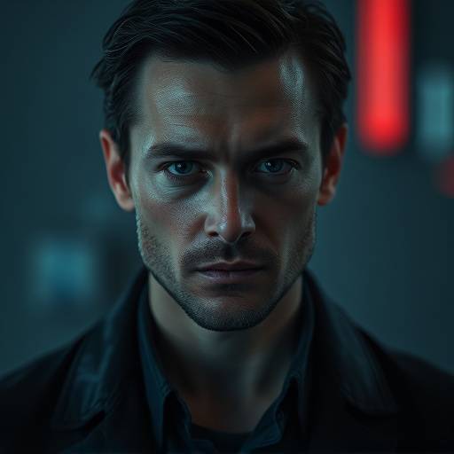 Joel Kinnaman as Takeshi Kovacs in Altered Carbon.