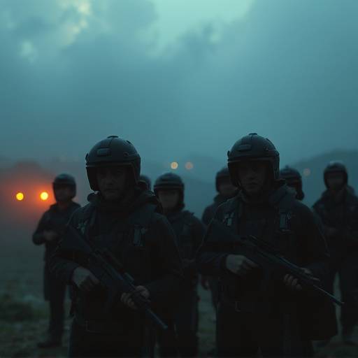 The crew of the Rocinante on a mission in The Expanse.